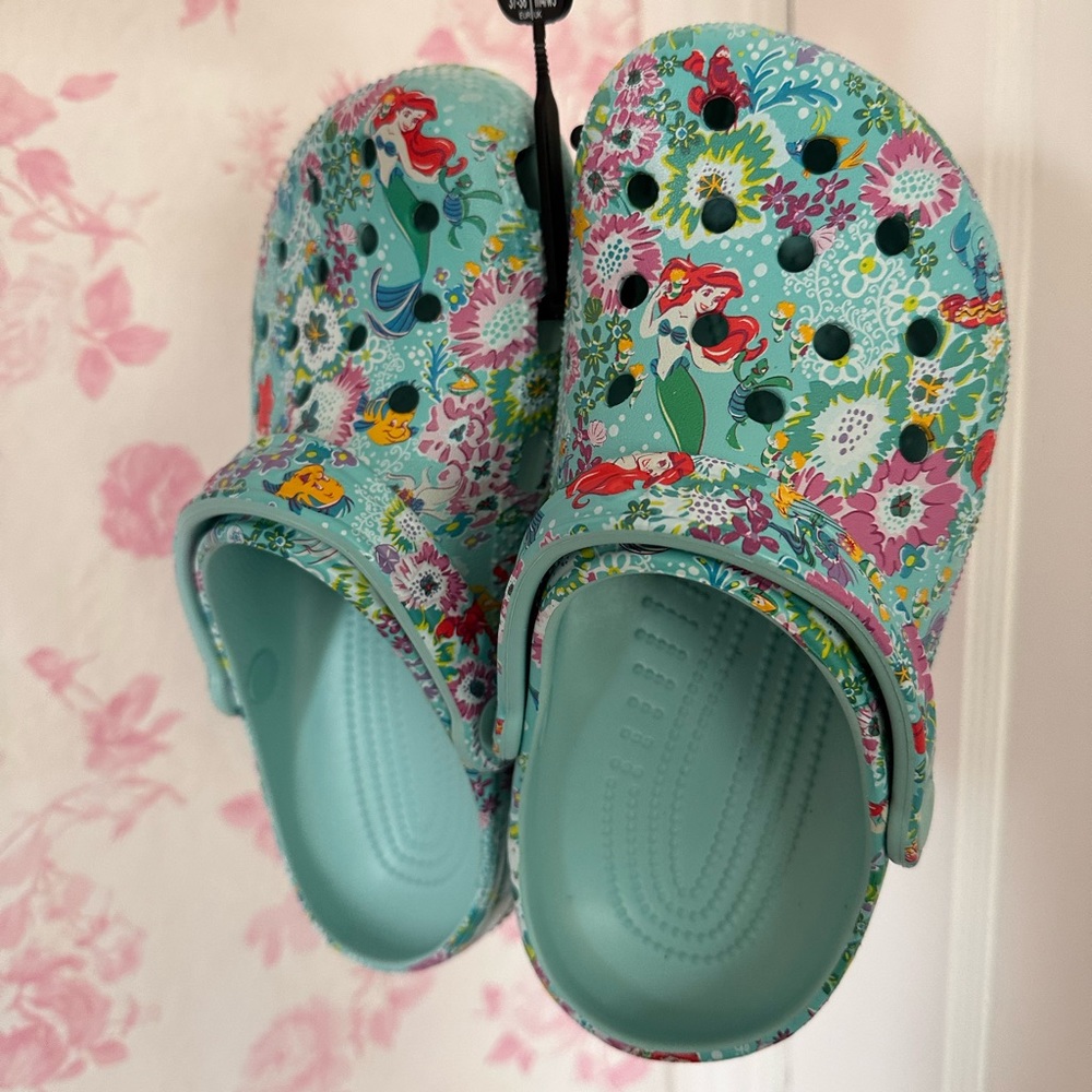 Little mermaid Vera Bradley crocs